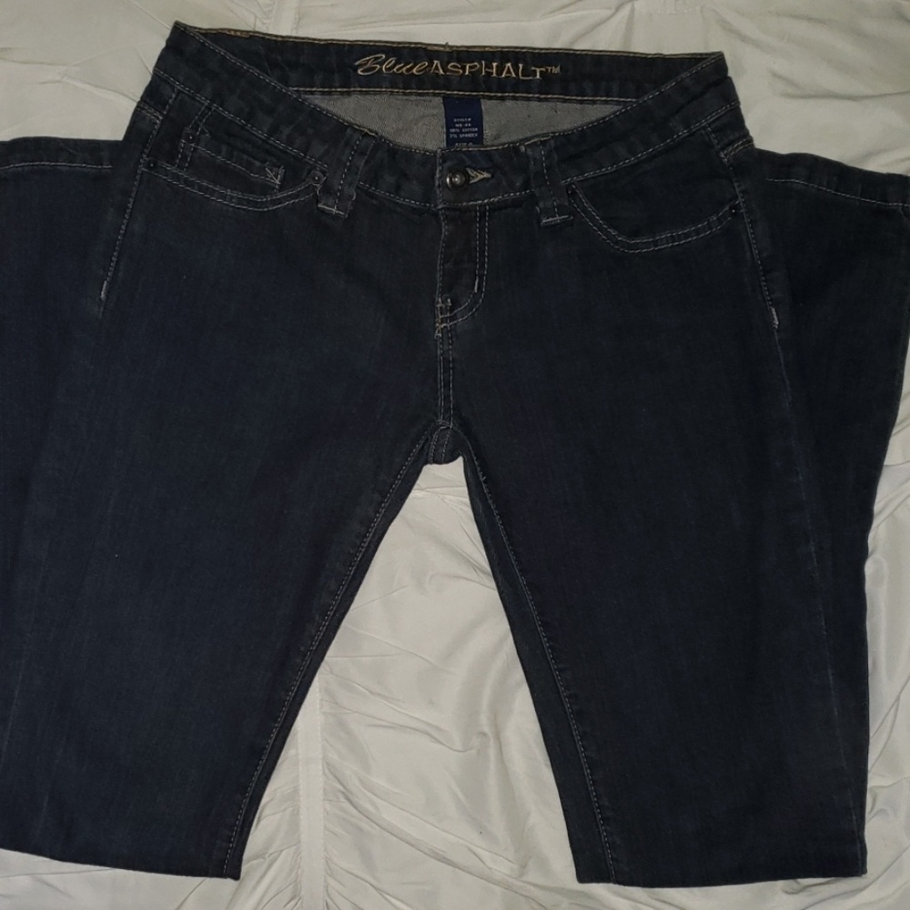 Blue asphalt jeans